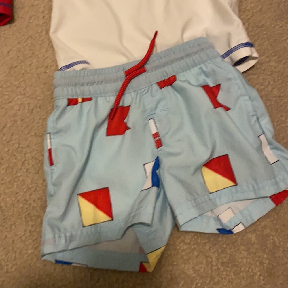 Beaufort Bonnet Company nautical flag trunks
